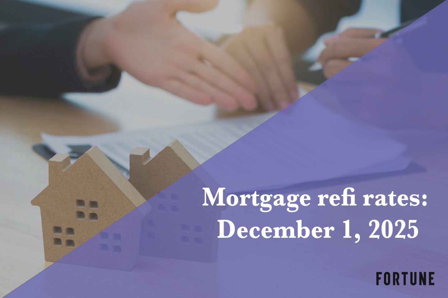 Current refi mortgage rates report for Dec. 1, 2025