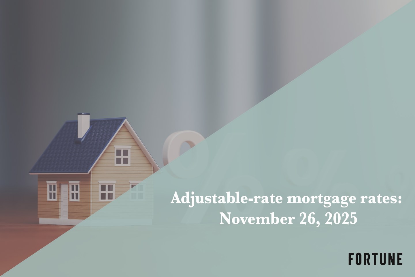 Current ARM mortgage rates report for Nov. 26, 2025
